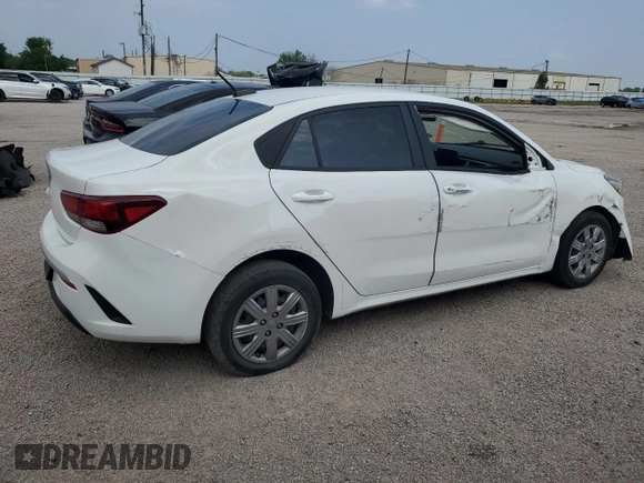 2022 Kia Rio LX with VIN 3KPA24ADXNE503508, listed as a Copart auction lot 50342555 with 77,303 mi miles and Clean Title. Bid and sale history available at carsss.com. Image 3.
