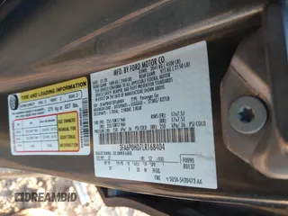 2020 Ford Fusion SE with VIN 3FA6P0HD7LR168404, listed as a IAAI auction lot 41763314 with 121,004 mi miles and . Bid and sale history available at DreamBid. Image 9.