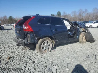 2011 Volvo XC60 3.2L with VIN YV4952DZ1B2213010, listed as a Copart auction lot 48595075 with 0 mi miles and Salvage Title. Bid and sale history available at carsss.com. Image 3.