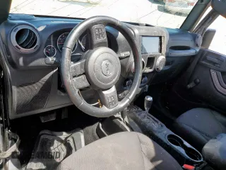 2017 Jeep Wrangler Sport with VIN 1C4AJWAG6HL506829, listed as a Copart auction lot 57708855 with 132,086 mi miles and Salvage title. Bid and sale history available at DreamBid. Image 8.