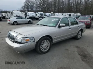 2009 Mercury Grand Marquis LS with VIN 2MEHM75V99X621934, listed as a Copart auction lot 45138915 with 125,627 mi miles and Salvage Title. Bid and sale history available at carsss.com. Image 1.