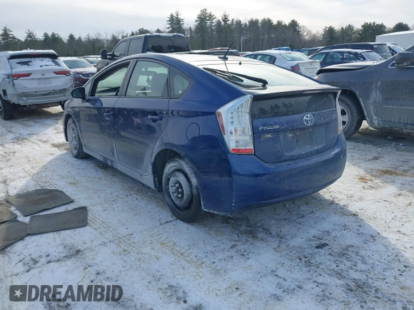 2011 Toyota Prius I with VIN JTDKN3DU8B1359456, listed as a IAAI auction lot 41380670 with 18,348 mi miles and . Bid and sale history available at DreamBid. Image 3.
