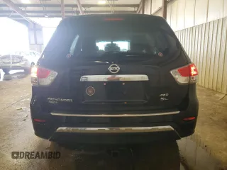 2013 Nissan Pathfinder Platinum with VIN 5N1AR2MM5DC637162, listed as a Copart auction lot 62427595 with 167,130 mi miles and Salvage title. Bid and sale history available at DreamBid. Image 6.