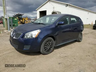 2009 Pontiac Vibe 1SA with VIN 5Y2SP67879Z455102, listed as a Copart auction lot 51037865 with 121,812 mi miles and Salvage title. Bid and sale history available at DreamBid. Image 1.