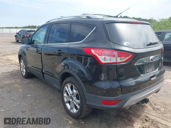 2014 Ford Escape Titanium with VIN 1FMCU0JX1EUD71953, listed as a IAAI auction lot 42036023 with 165,624 mi miles. Bid and sale history available at carsss.com. Image 3.