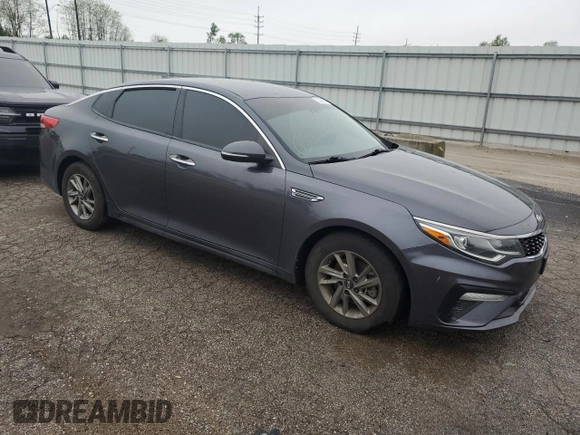 2019 Kia Optima LX with VIN 5XXGT4L37KG324938, listed as a Copart auction lot 52385714 with 110,840 mi miles and Salvage Title. Bid and sale history available at carsss.com. Image 4.