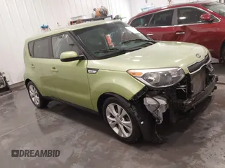 2016 Kia Soul + z VIN KNDJP3A53G7819937, wystawiony jako IAAI lot #41548717 z przebiegiem 106 742 mil mil oraz . Historia ofert i sprzedaży dostępna na DreamBid. Obrazek 1.