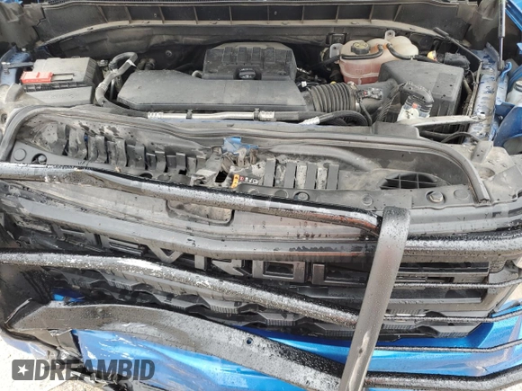 2022 Chevrolet Silverado 1500 Custom with VIN 3GCPABEK4NG536745, listed as a Copart auction lot 51083935 with 88,669 mi miles and Salvage Title. Bid and sale history available at DreamBid. Image 12.