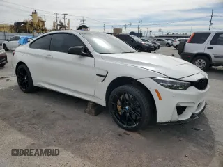 2019 BMW M4 CS with VIN WBS3S7C55KAC09752, listed as a Copart auction lot 46667005 with 75,585 mi miles and Salvage Title. Bid and sale history available at carsss.com. Image 4.