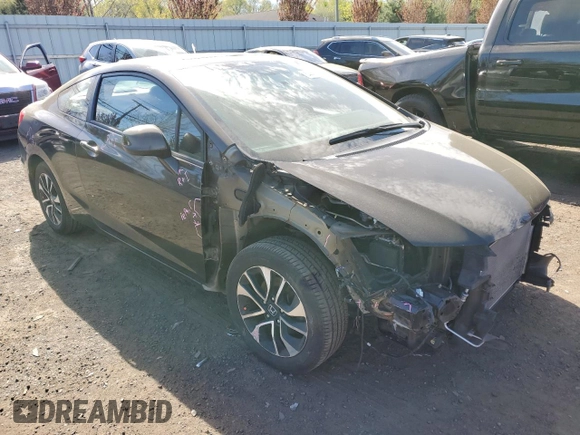 2013 Honda Civic Cpe EX with VIN 2HGFG3B83DH500554, listed as a Copart auction lot 54493215 with 233,788 mi miles and Salvage Title. Bid and sale history available at carsss.com. Image 4.