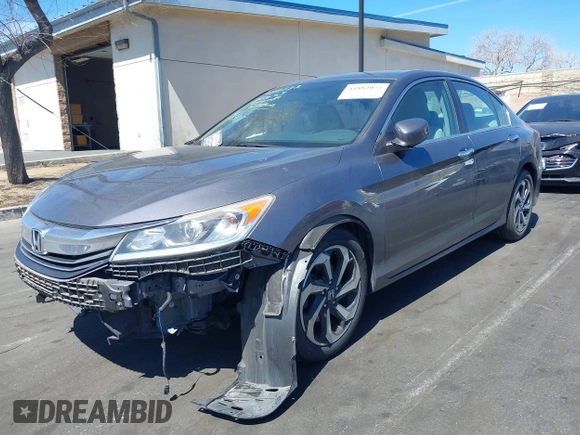 2016 Honda Accord Sedan EX with VIN 1HGCR2F76GA128929, listed as a IAAI auction lot 41882072 with 86,480 mi miles. Bid and sale history available at carsss.com. Image 18.