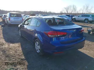 2017 Kia Forte LX with VIN 3KPFK4A76HE161141, listed as a IAAI auction lot 41856798 with 50,584 mi miles. Bid and sale history available at carsss.com. Image 3.