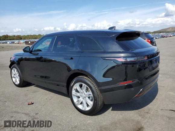 2025 Land Rover Range Rover Velar S with VIN SALYJ2EX2SA801486, listed as a Copart auction lot 74294304 with 55 mi miles and Salvage title. Bid and sale history available at DreamBid. Image 2.