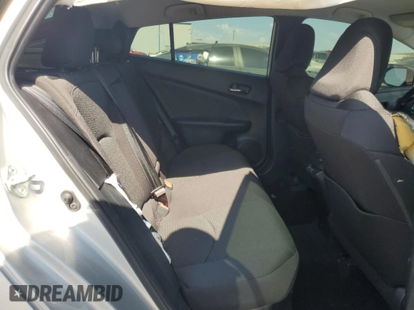 2021 Toyota Prius L Eco with VIN JTDKAMFU3M3133914, listed as a Copart auction lot 59897825 with 46,872 mi miles and Salvage title. Bid and sale history available at DreamBid. Image 10.