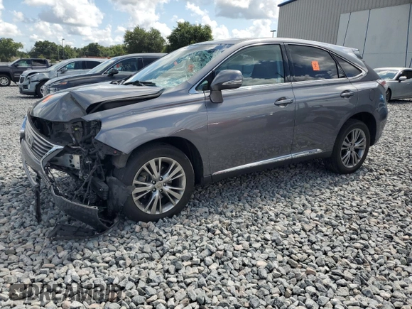 2013 Lexus RX 450h z VIN JTJZB1BA4D2410952, wystawiony jako Copart lot #61969555 z przebiegiem Nie podano mil oraz Szkoda całkowita • Salvage title. Historia ofert i sprzedaży dostępna na DreamBid. Obrazek 1.
