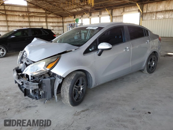 2016 Kia Rio LX with VIN KNADM4A38G6678540, listed as a Copart auction lot 72779604 with 117,754 mi miles and Salvage Title. Bid and sale history available at DreamBid. Image 1.