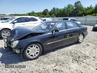 2004 Mercedes-Benz S 500 with VIN WDBNG75J04A423350, listed as a Copart auction lot 57624175 with Not provided miles and Salvage title. Bid and sale history available at DreamBid. Image 1.