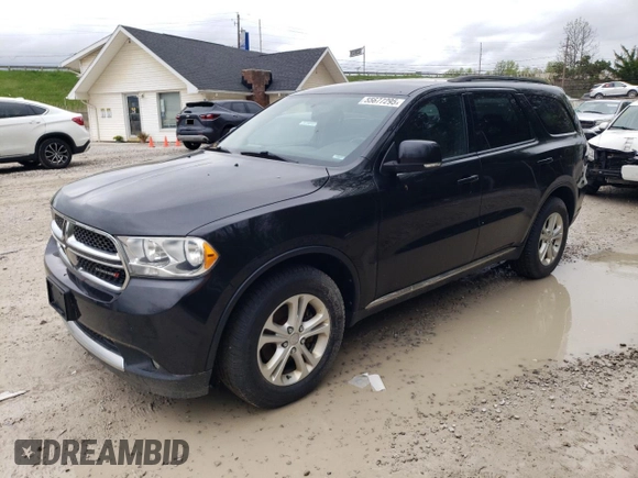 2012 Dodge Durango Crew with VIN 1C4RDJDG0CC322424, listed as a Copart auction lot 55677295 with 208,999 mi miles and Clean Title. Bid and sale history available at DreamBid. Image 1.