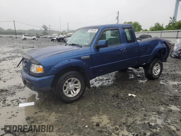 2011 Ford Ranger XLT with VIN 1FTLR4FE2BPB07543, listed as a Copart auction lot 57044345 with Not provided miles and Salvage title. Bid and sale history available at DreamBid. Image 1.
