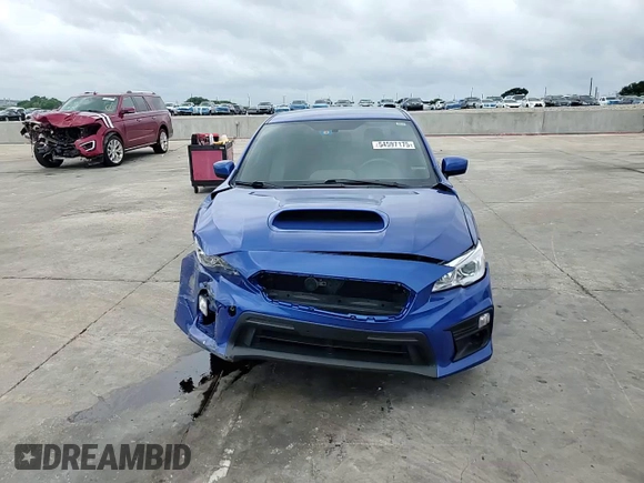 2021 Subaru WRX with VIN JF1VA1A6XM9801232, listed as a Copart auction lot 54597175 with 73,780 mi miles and Salvage title. Bid and sale history available at DreamBid. Image 13.