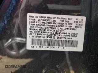 2016 Acura MDX w/Advance with VIN 5FRYD4H93GB001669, listed as a Copart auction lot 54585244 with 159,429 mi miles and Salvage Title. Bid and sale history available at carsss.com. Image 12.