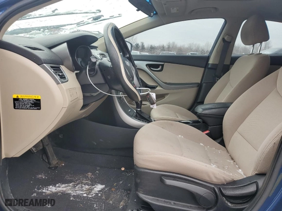 2016 Hyundai Elantra SE with VIN 5NPDH4AE9GH671711, listed as a Copart auction lot 44764085 with 121,294 mi miles and Salvage Title. Bid and sale history available at carsss.com. Image 7.