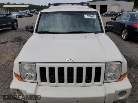 2006 Jeep Commander with VIN 1J8HG48N36C104911, listed as a Copart auction lot 72907204 with 169,289 mi miles and Clean Title. Bid and sale history available at carsss.com. Image 5.