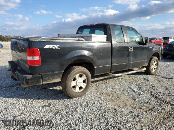 2005 Ford F-150 STX with VIN 1FTRX14WX5NA53841, listed as a Copart auction lot 89289015 with 243,460 mi miles and Salvage Title. Bid and sale history available at carsss.com. Image 3.