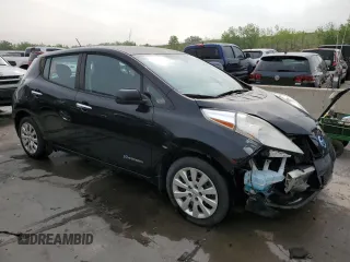2015 Nissan LEAF SV with VIN 1N4AZ0CPXFC326114, listed as a Copart auction lot 53388853 with 55,760 mi miles. Bid and sale history available at carsss.com. Image 4.