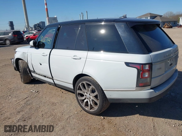 2016 Land Rover Range Rover HSE z VIN SALGS2VF0GA283692, wystawiony jako IAAI lot #42027137 z przebiegiem 154 231 mil mil oraz . Historia ofert i sprzedaży dostępna na DreamBid. Obrazek 3.