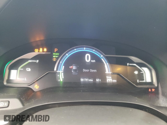 2018 Honda Clarity Plug-In Hybrid with VIN JHMZC5F14JC018446, listed as a Copart auction lot 77164344 with 61,741 mi miles and Salvage Title. Bid and sale history available at carsss.com. Image 9.