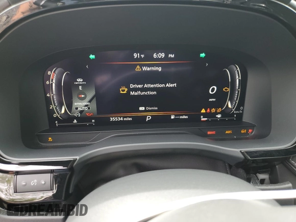 2022 Infiniti QX60 Autograph с VIN 5N1DL1HU1NC342970, выставлен на аукционе Copart как лот 58786795 с пробегом 35 534 миль миль и Списание • Salvage title. История ставок и продаж доступна на DreamBid. Изображение 9.