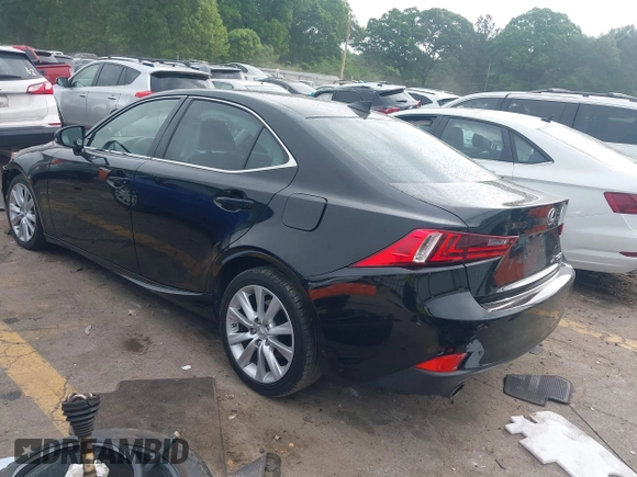 2014 Lexus IS 250 with VIN JTHCF1D22E5008056, listed as a IAAI auction lot 42118442 with 134,365 mi miles and . Bid and sale history available at DreamBid. Image 3.