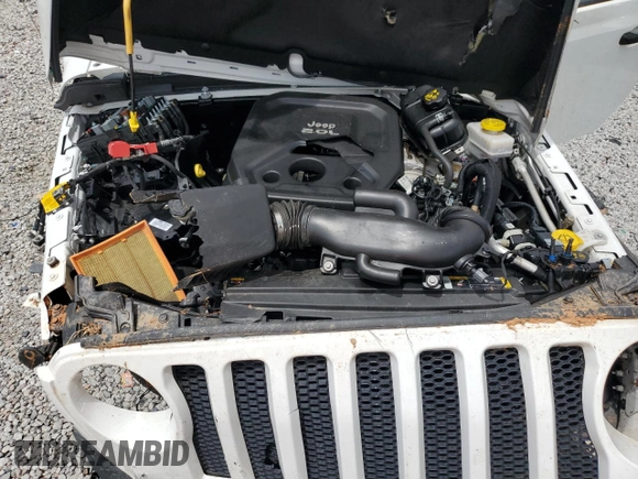 2023 Jeep Wrangler Willys with VIN 1C4HJXDN6PW529670, listed as a Copart auction lot 59550535 with 48,670 mi miles and Salvage title. Bid and sale history available at DreamBid. Image 12.