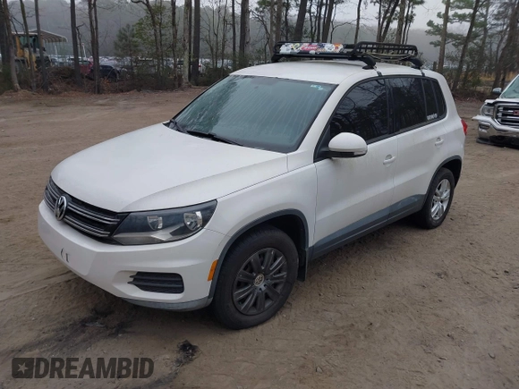 2012 Volkswagen Tiguan with VIN WVGCV7AX5CW508206, listed as a IAAI auction lot 41612007 with 116,455 mi miles and . Bid and sale history available at DreamBid. Image 2.