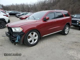 2015 Dodge Durango Limited with VIN 1C4RDJDG5FC843725, listed as a Copart auction lot 87300144 with 123,782 mi miles and Non Repairable. Bid and sale history available at carsss.com. Image 1.