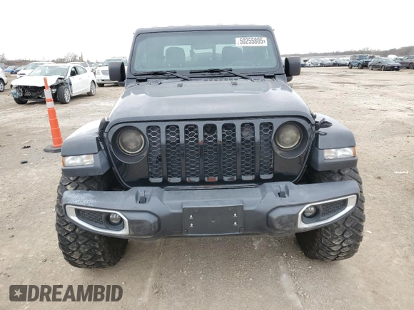 2022 Jeep Gladiator Sport S with VIN 1C6HJTAG8NL125550, listed as a Copart auction lot 50255805 with Not provided miles and Salvage title. Bid and sale history available at DreamBid. Image 5.