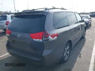 2012 Toyota Sienna LE AAS with VIN 5TDKK3DC5CS279651, listed as a IAAI auction lot 41941859 with 131,262 mi miles and . Bid and sale history available at DreamBid. Image 4.