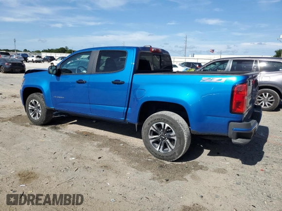 2022 Chevrolet Colorado 2WD Z71 with VIN 1GCGSDEN5N1300915, listed as a Copart auction lot 62213675 with 26,239 mi miles and Salvage title. Bid and sale history available at DreamBid. Image 2.