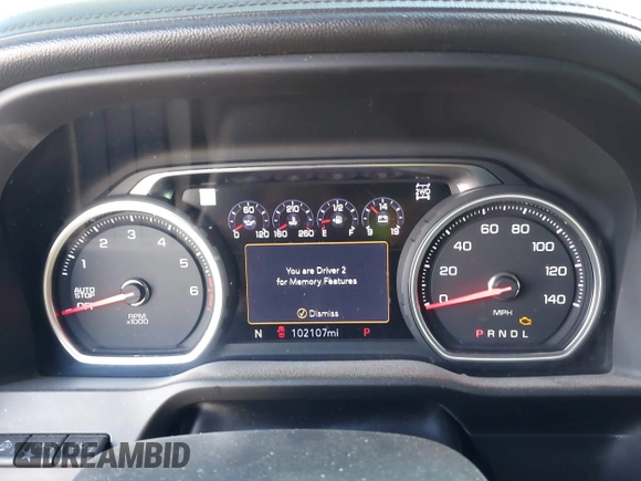 2019 Chevrolet Silverado 1500 High Country with VIN 1GCUYHELXKZ323675, listed as a IAAI auction lot 41296454 with 102,107 mi miles. Bid and sale history available at carsss.com. Image 7.