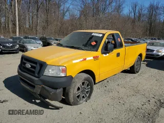 2007 Ford F-150 XL with VIN 1FTPF12V57KC93890, listed as a Copart auction lot 48167925 with 0 mi miles and Salvage Title. Bid and sale history available at carsss.com. Image 1.