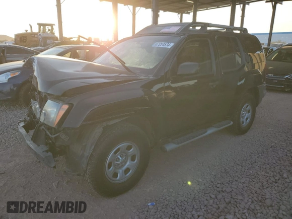 2012 Nissan Xterra X with VIN 5N1AN0NUXCC521582, listed as a Copart auction lot 87224574 with 177,458 mi miles and Salvage title. Bid and sale history available at DreamBid. Image 1.