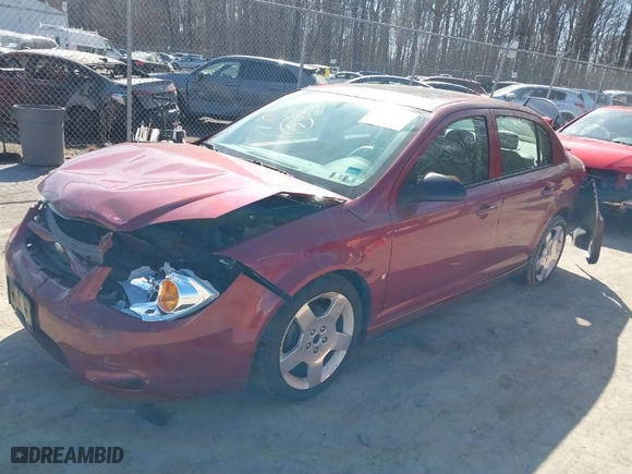 2009 Chevrolet Cobalt LT w/2LT with VIN 1G1AT58H597269725, listed as a IAAI auction lot 41651075 with 107,263 mi miles. Bid and sale history available at carsss.com. Image 2.