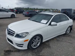 2014 Mercedes-Benz C 250 Sport with VIN WDDGF4HBXEA941179, listed as a IAAI auction lot 42015129 with 76,684 mi miles and . Bid and sale history available at carsss.com. Image 2.