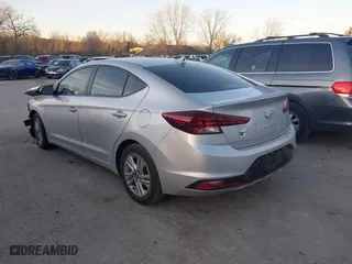2020 Hyundai Elantra Value Edition with VIN 5NPD84LF9LH505432, listed as a IAAI auction lot 41814231 with 108,443 mi miles. Bid and sale history available at carsss.com. Image 3.