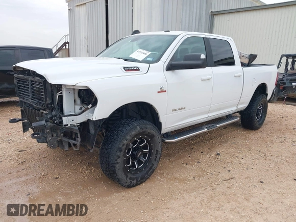 2021 Ram 2500 Big Horn with VIN 3C6UR5DL8MG605823, listed as a IAAI auction lot 41711890 with 72,008 mi miles. Bid and sale history available at carsss.com. Image 21.