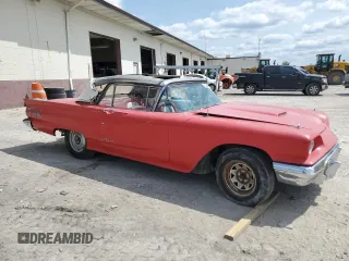 1960 Ford Thunderbird with VIN 0Y73Y100324, listed as a Copart auction lot 65604024 with 15,301 mi miles and Clean Title. Bid and sale history available at DreamBid. Image 4.