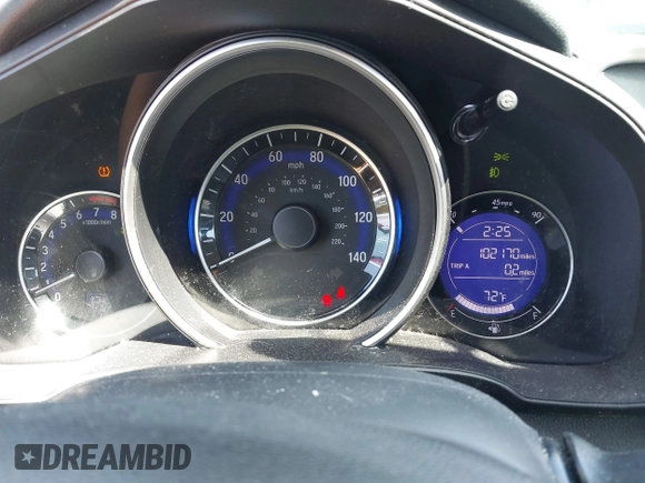 2017 Honda Fit EX with VIN JHMGK5H74HS014263, listed as a IAAI auction lot 41859241 with 102,170 mi miles. Bid and sale history available at carsss.com. Image 7.