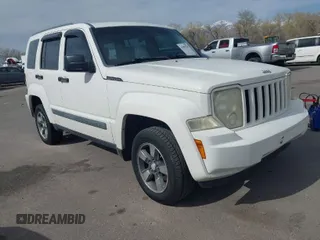 2008 Jeep Liberty Sport with VIN 1J8GP28K88W273720, listed as a IAAI auction lot 41982528 with 144,464 mi miles. Bid and sale history available at carsss.com. Image 1.