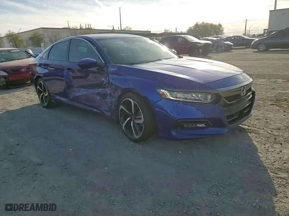 2020 Honda Accord Sedan Sport with VIN 1HGCV1F35LA093524, listed as a Copart auction lot 47421155 with 50,175 mi miles and Salvage Title. Bid and sale history available at carsss.com. Image 11.
